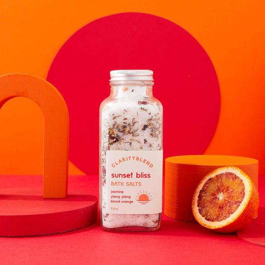 Clarity Blend Aromatherapy Sunset Bliss Bath Salts 335g