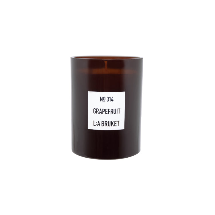 L:A BRUKET 314 Scented Candle Grapefruit 260g