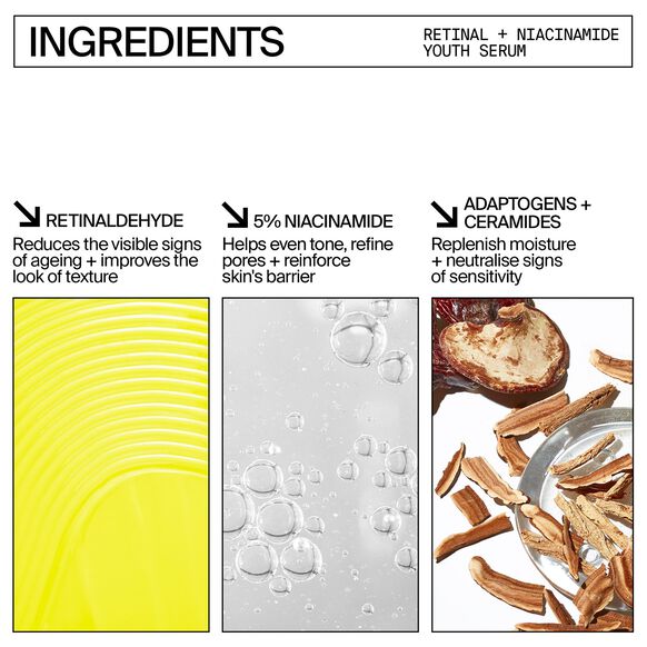Youth To The People Retinal + Niacinamide Youth Serum 30ml