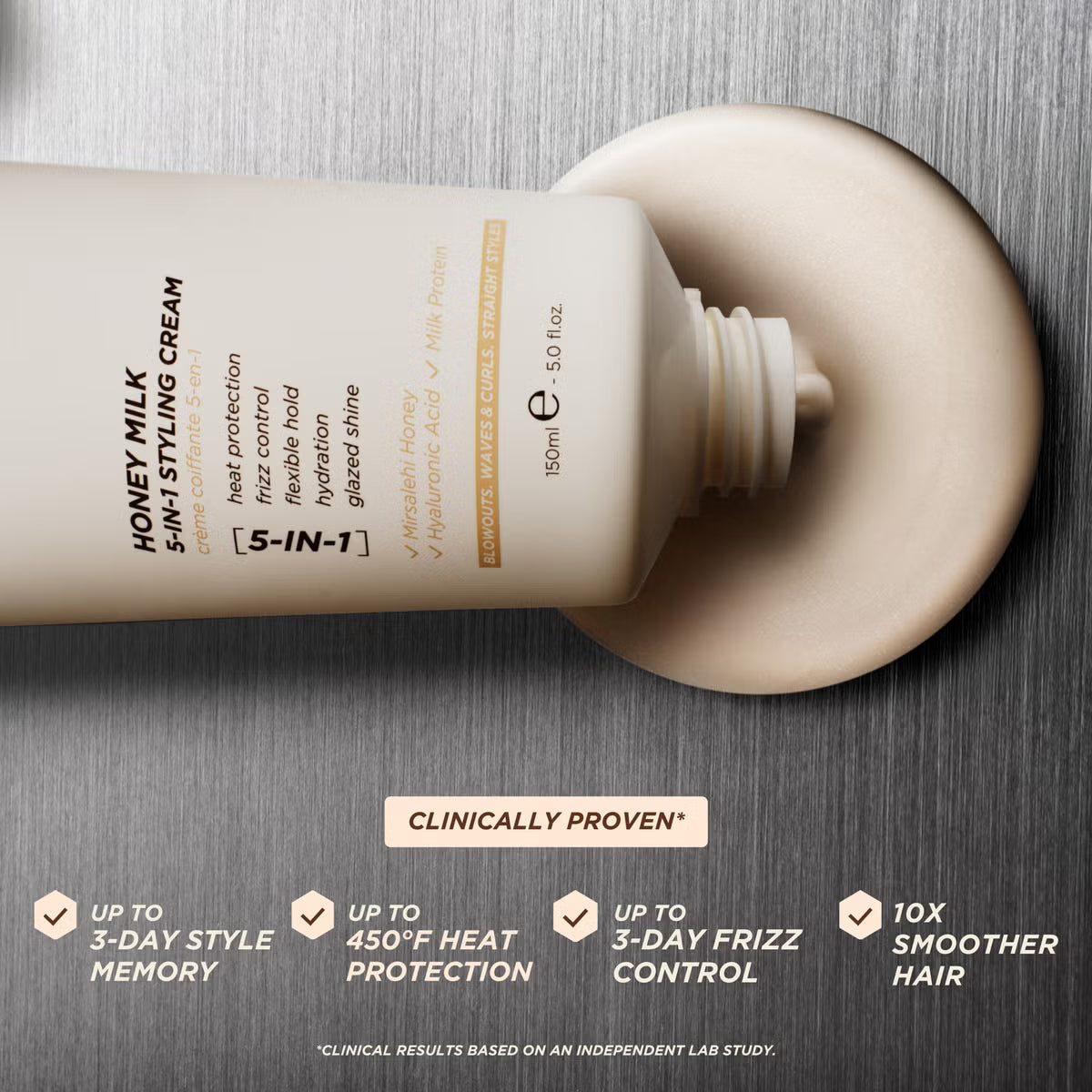 Gisou Honey Milk 5-in-1 Styling Cream 150ml