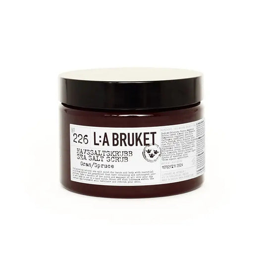 L:A BRUKET 226 Sea Salt Scrub Spruce 420g 226 雲杉身體去角質霜