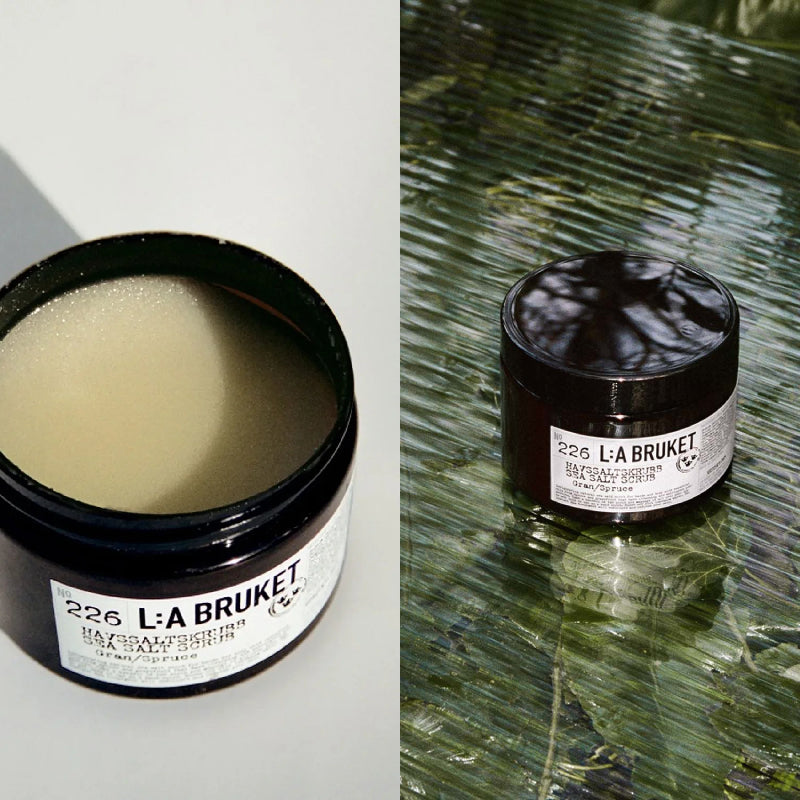 L:A BRUKET 226 Sea Salt Scrub Spruce 420g 226 雲杉身體去角質霜