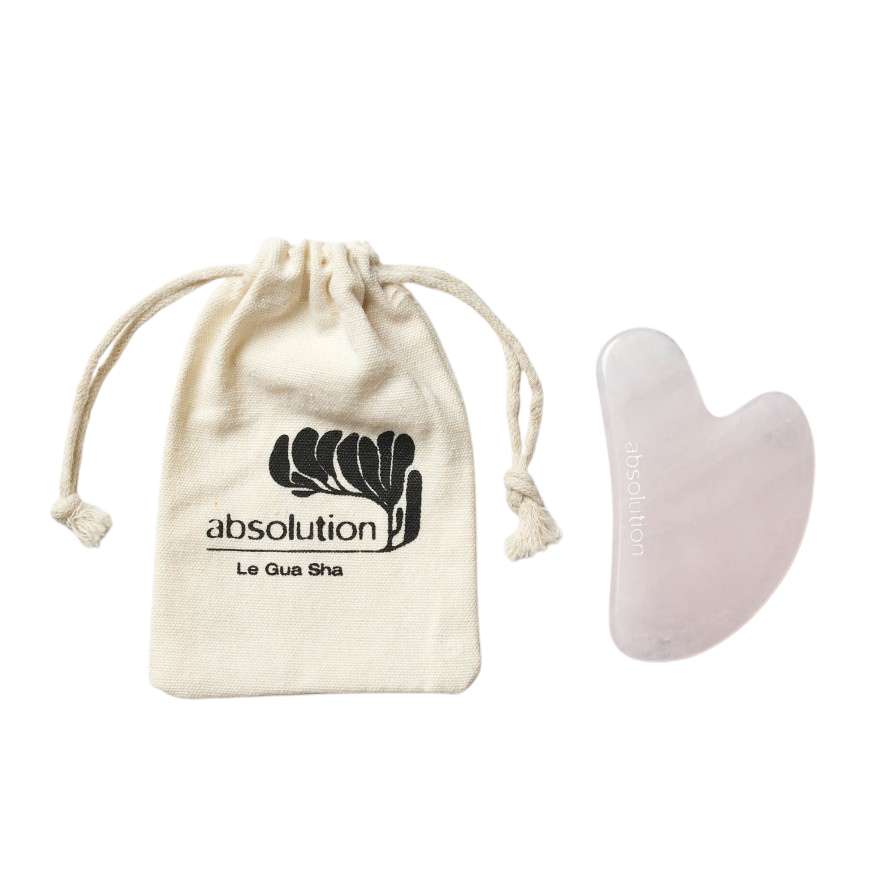 Absolution Le Gua Sha en Quartz Rose