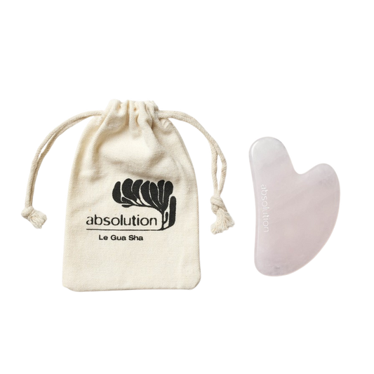 Absolution Le Gua Sha en Quartz Rose