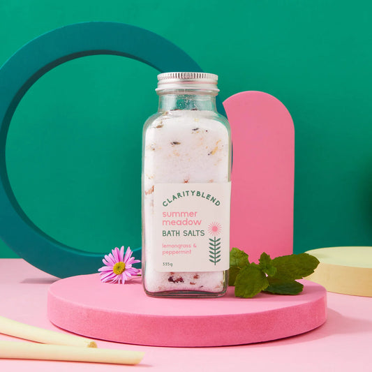 Clarity Blend Aromatherapy Summer Meadow Bath Salts 335g