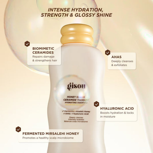 Gisou Honey Gloss Ceramide Therapy Hydrating Shampoo 250ml