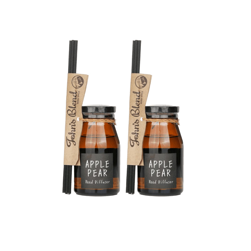 John's Blend Reed Diffuser Apple Pear Duo Set 蘋果梨室內擴香兩件套裝