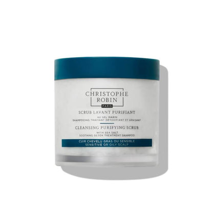 Christophe Robin Cleansing Purifying Scrub with Sea Salt 250ml 海鹽舒緩頭皮潔淨霜