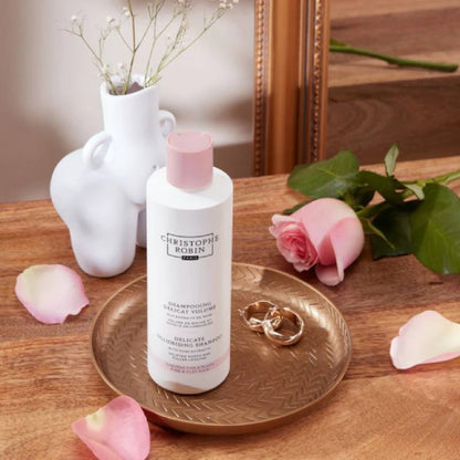 Christophe Robin Delicate Volumizing Shampoo with Rose Extracts 250ml 玫瑰豐盈洗髮露