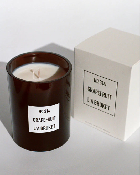 L:A BRUKET 314 Scented Candle Grapefruit 260g