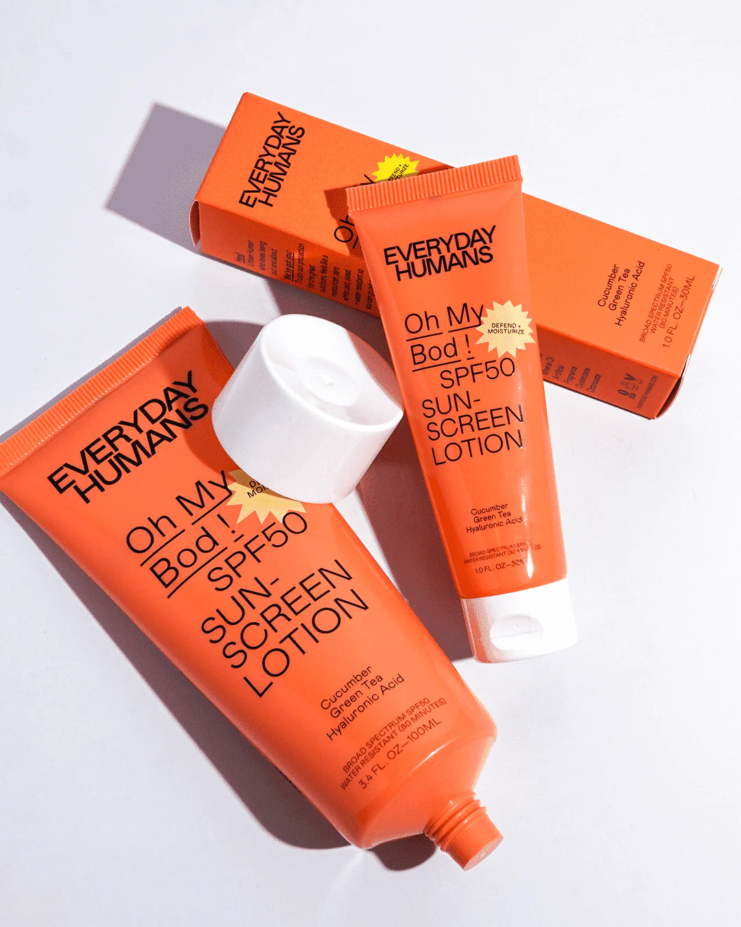 Everyday Humans Oh My Bod! SPF50 Sunscreen Lotion