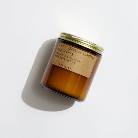 P.F. Candle Soy Candle No.04 Teakwood & Tobacco 柚木煙草- 204g/7.2oz