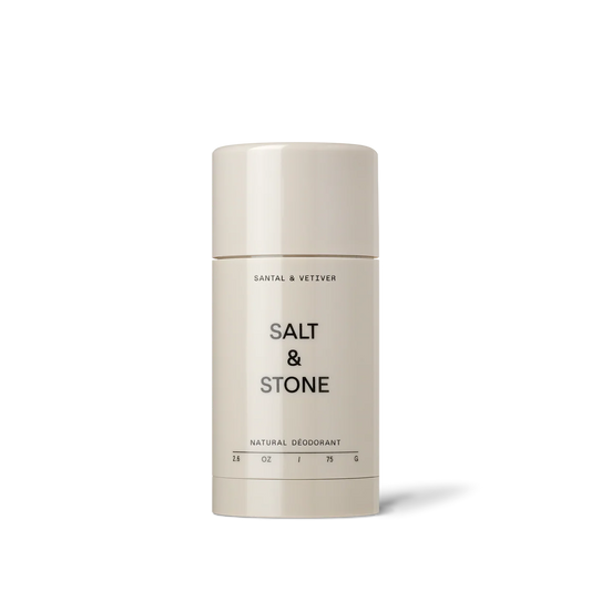 Salt & Stone 聖檀木與香根草天然體香膏 75g