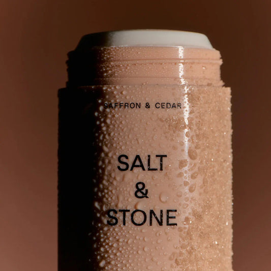 Salt & Stone 藏紅花與雪松天然體香膏 75g