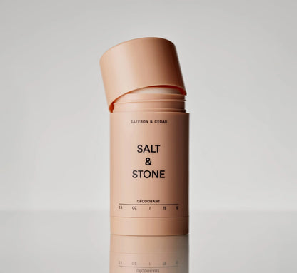 Salt & Stone 藏紅花與雪松天然體香膏 75g