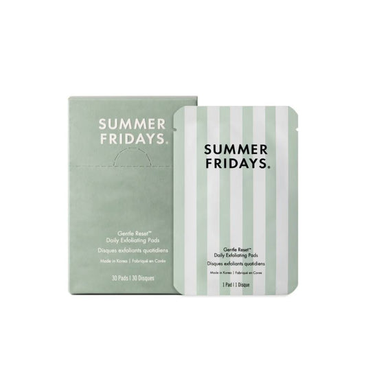 Summer Fridays Gentle Reset™ 溫和煥膚去角質棉片 30片