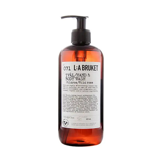 L:A BRUKET 071 Hand & Body Wash Wild Rose 450ml 071 野玫瑰潔膚露