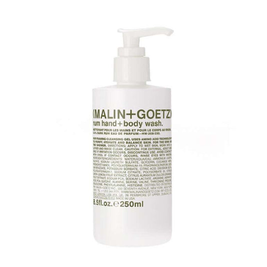 (MALIN + GOETZ) Bergamot Hand + Body Wash 250ml 佛手柑身體及手部潔膚露