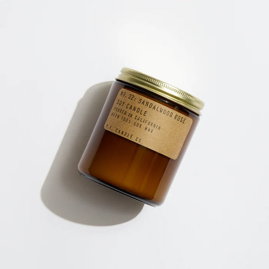 P.F. Candle Soy Candle No.32 Sandalwood Rose 檀香玫瑰- 204g/7 .2oz